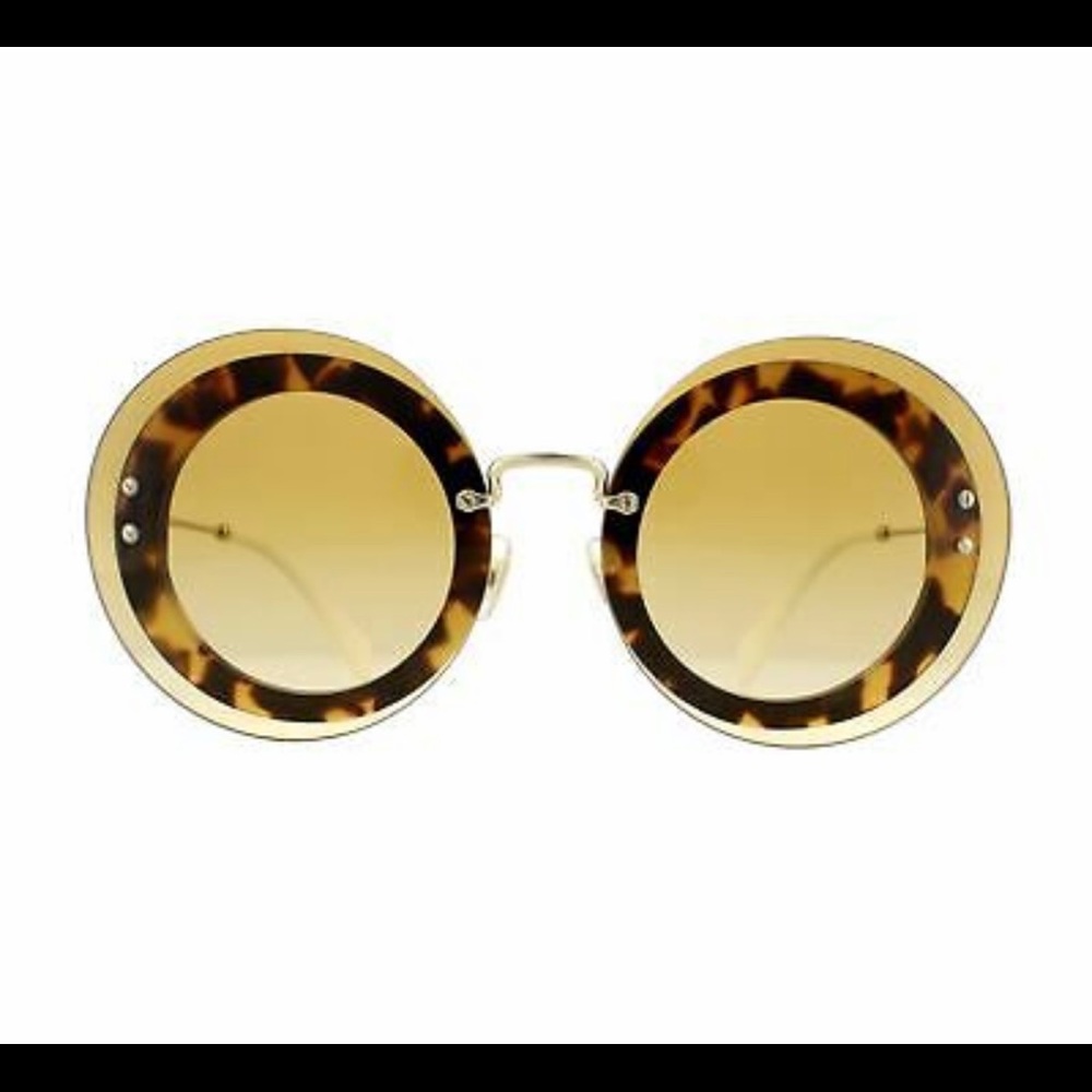Miu Miu Sunglasses Light Havana Brown Gradient